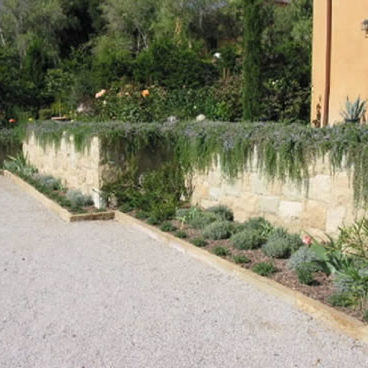 Stone House Rd. Courtyard Wall