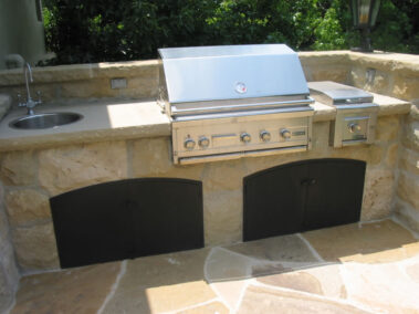 Outdoor-Stone-BBQ