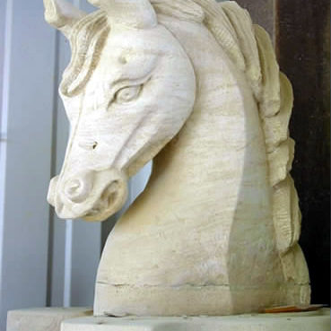 Horsehead Carving